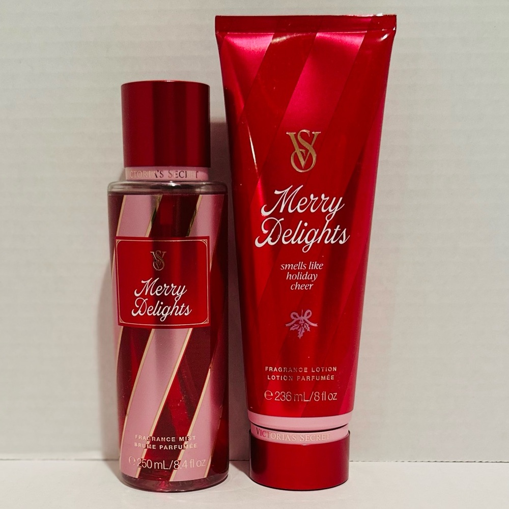 Victoria’s Secret NEW Limited Holiday Merry Delights Fragrance Lotion & Mist